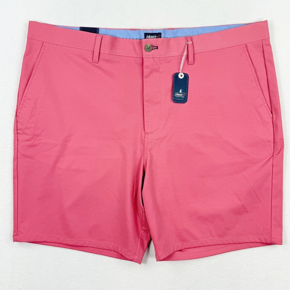Johhnie-O Jupiters Performance 8" Golf Shorts Size 40 Mens Malibu Red, New